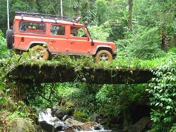 Expedition Land Rover in action