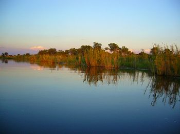 Sunset on the Kwando