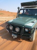 Land Rover in the desert