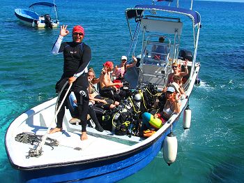 Getting ready for a survey dive.