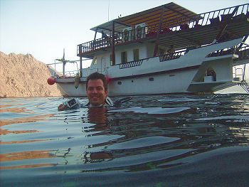 The live-aboard dhow