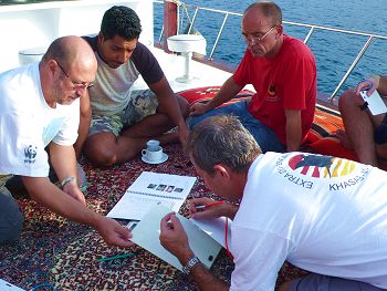 Planning the next survey dive