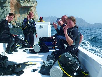 Getting ready for a survey dive