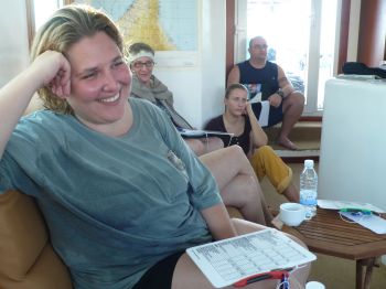 Training to recognise indicator species during the survey.