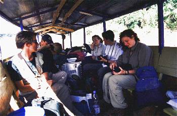 On the way to base camp