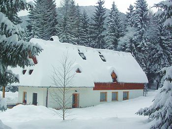 Expedition base with a bit of snow :)