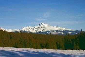 Mountain landscape in the study area