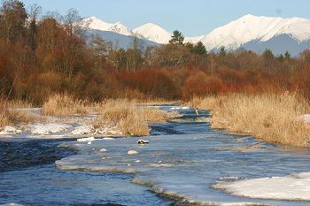 Mountain landscape in the study area