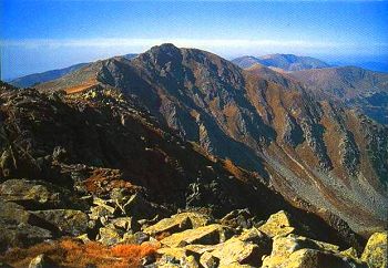 Mountain landscape in the study area