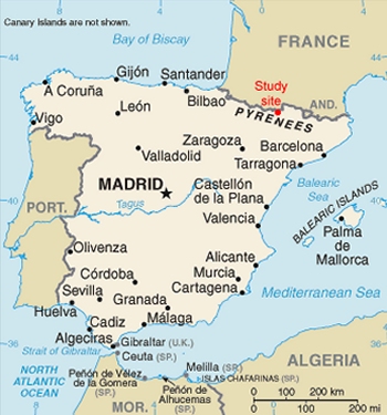 Map of the region and study site