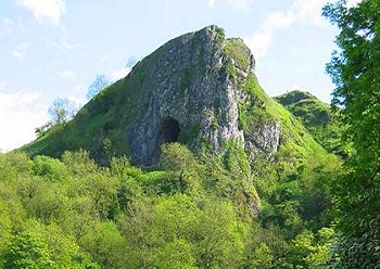 Thor's cave in the Peak District