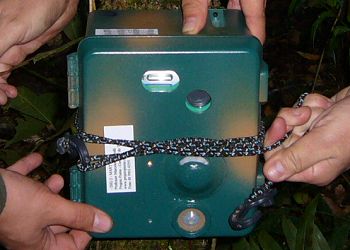 Setting up a camera trap Setting up a camera trap