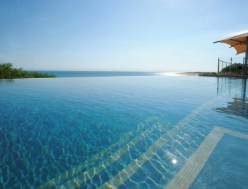 Pool at base