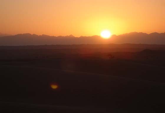 Desert sunset
